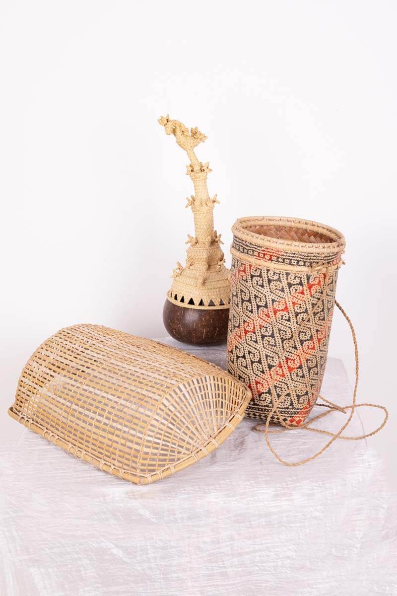 Samsara Bali - The Balinese fish basket that commonly called 'dungki' is  made by almost 100% natural materials such as a couple pieces of wood and  bamboo skin that woven as its