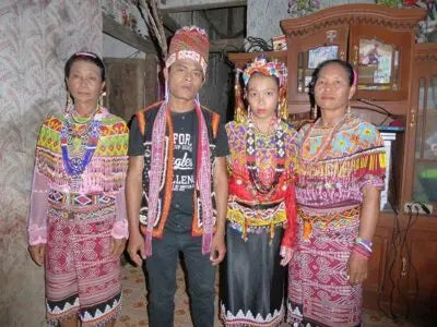 A Dayak Desa Wedding Ceremony Using Traditional Textiles