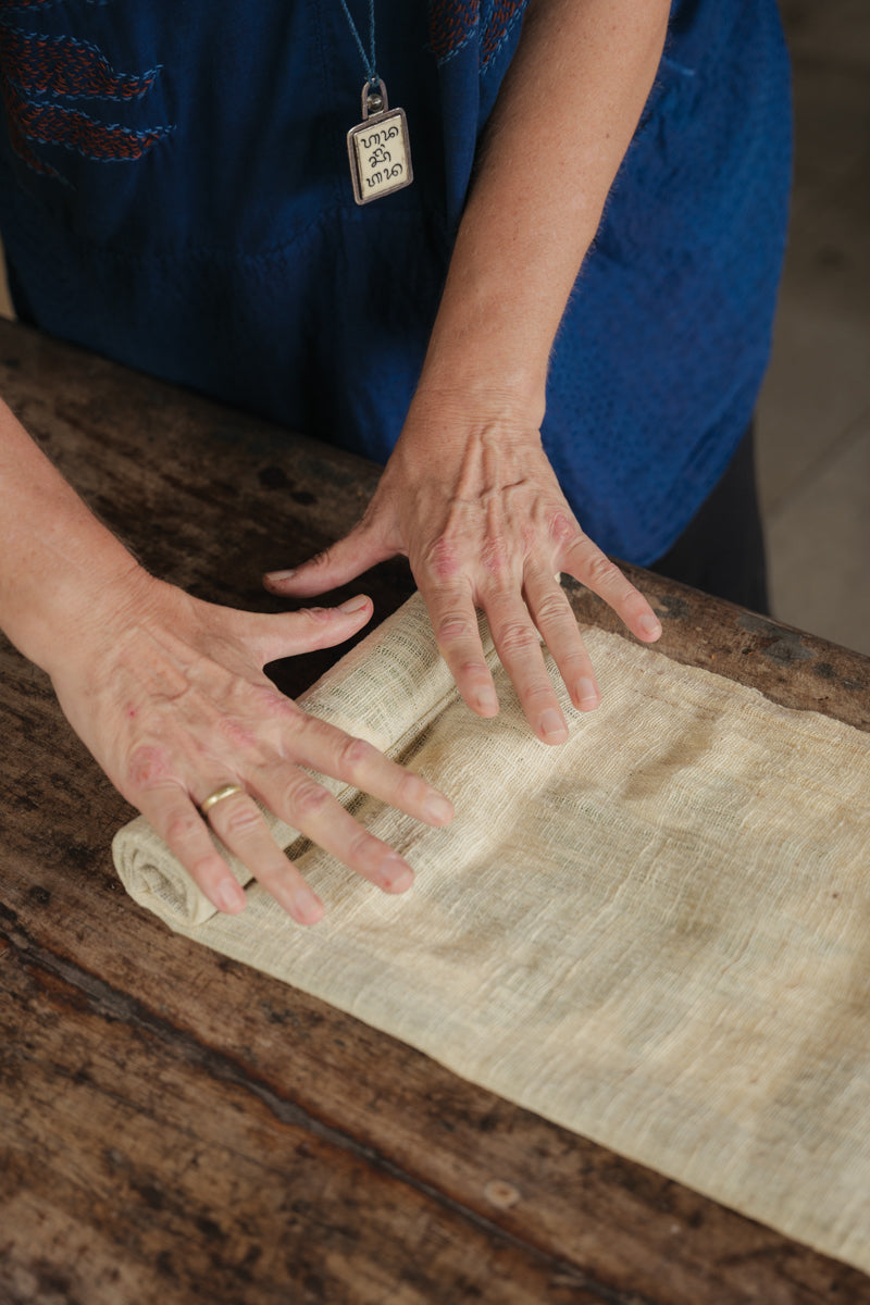 Botanical Printing on Barkcloth and Silk Scarf | 23 October 2024