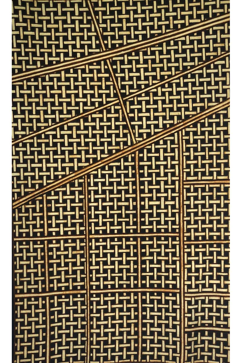 Woven Bamboo As Wall Hanging
