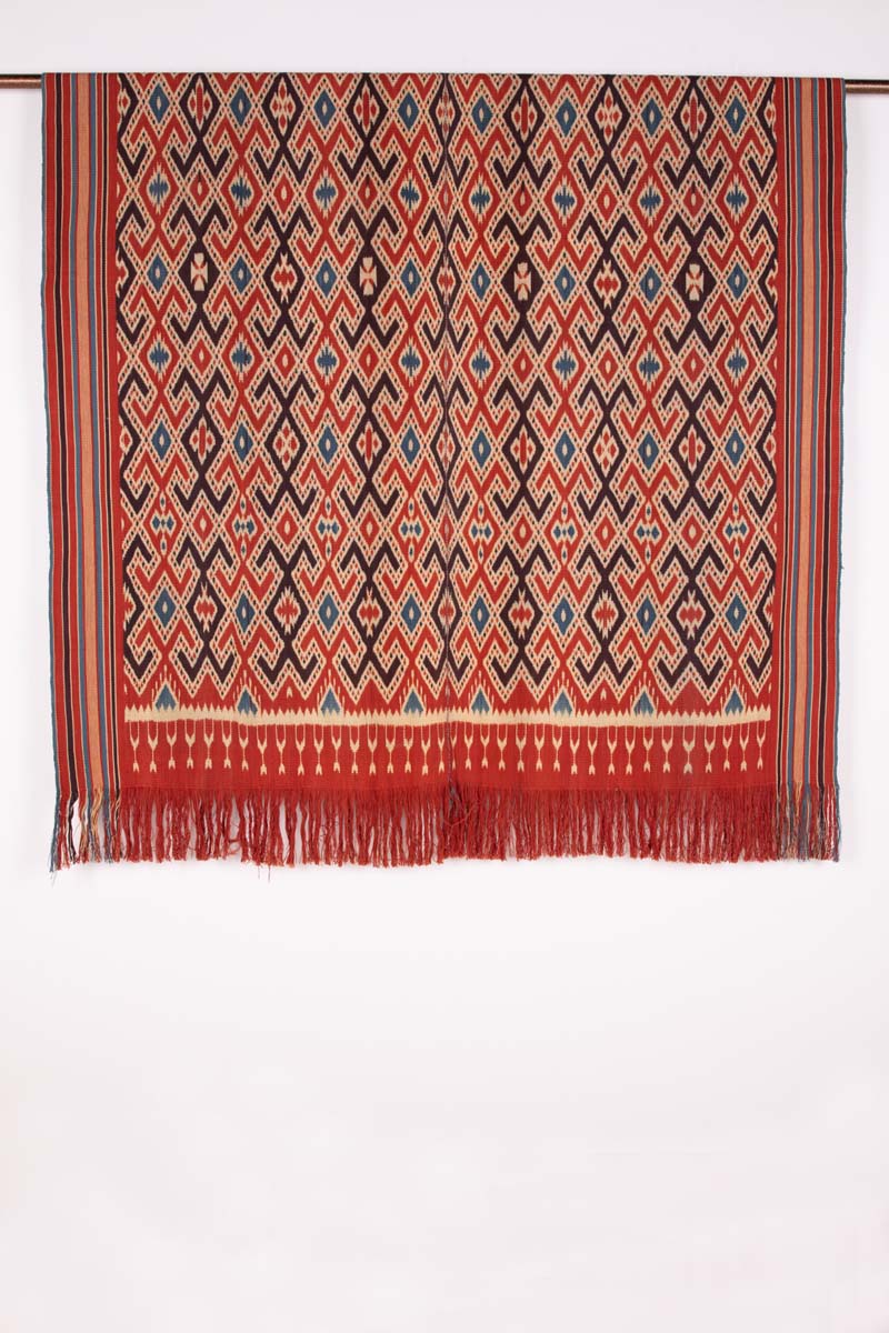 Red Ancient Pattern – Threads of Life